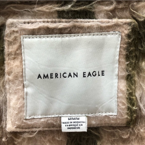 American Eagle Outfitters Plaid Wool Blend Shacket - Picture 6 of 11